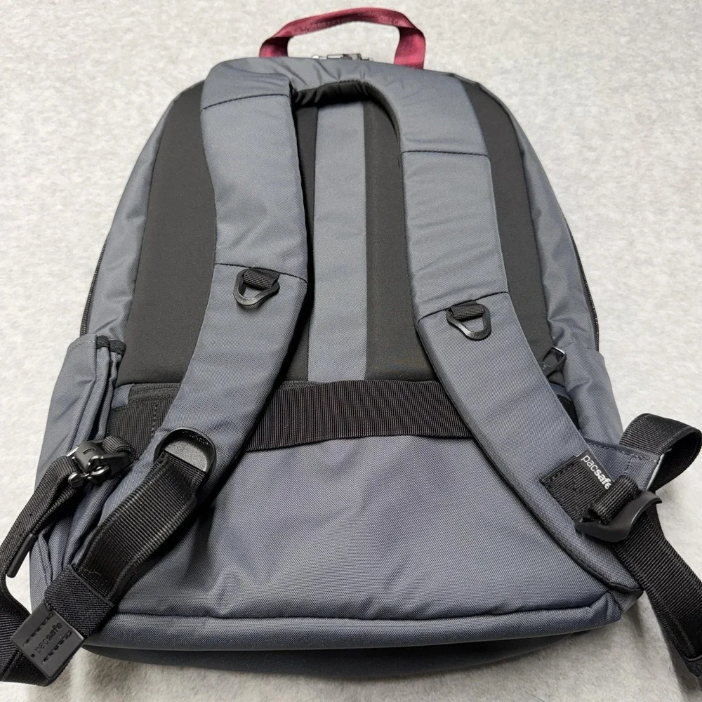 Pacsafe Metrosafe X Gray 20L Anti-Theft Backpack Laptop Compartment RFID